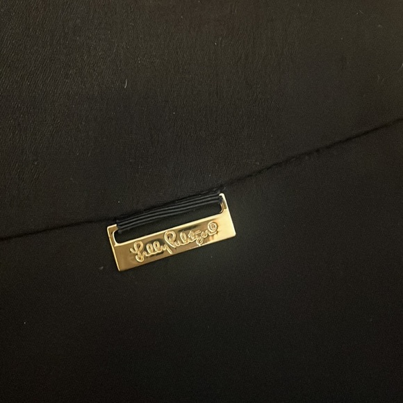 Lilly Pulitzer black pull on slacks - Picture 3 of 6